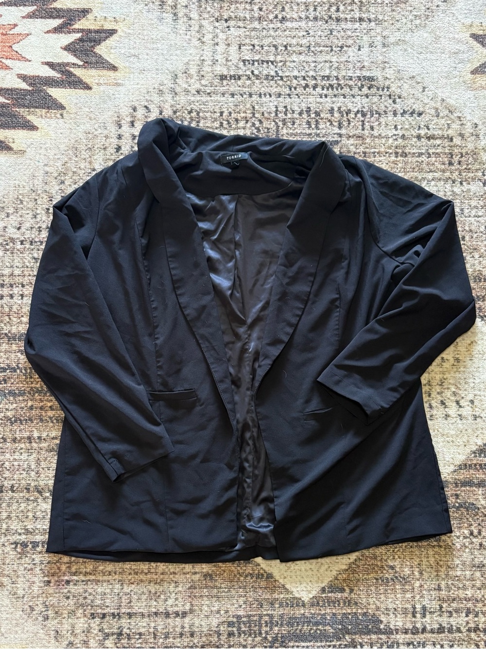 Torrid Black Women's Open-Front Blazer Jacket Black Size 2